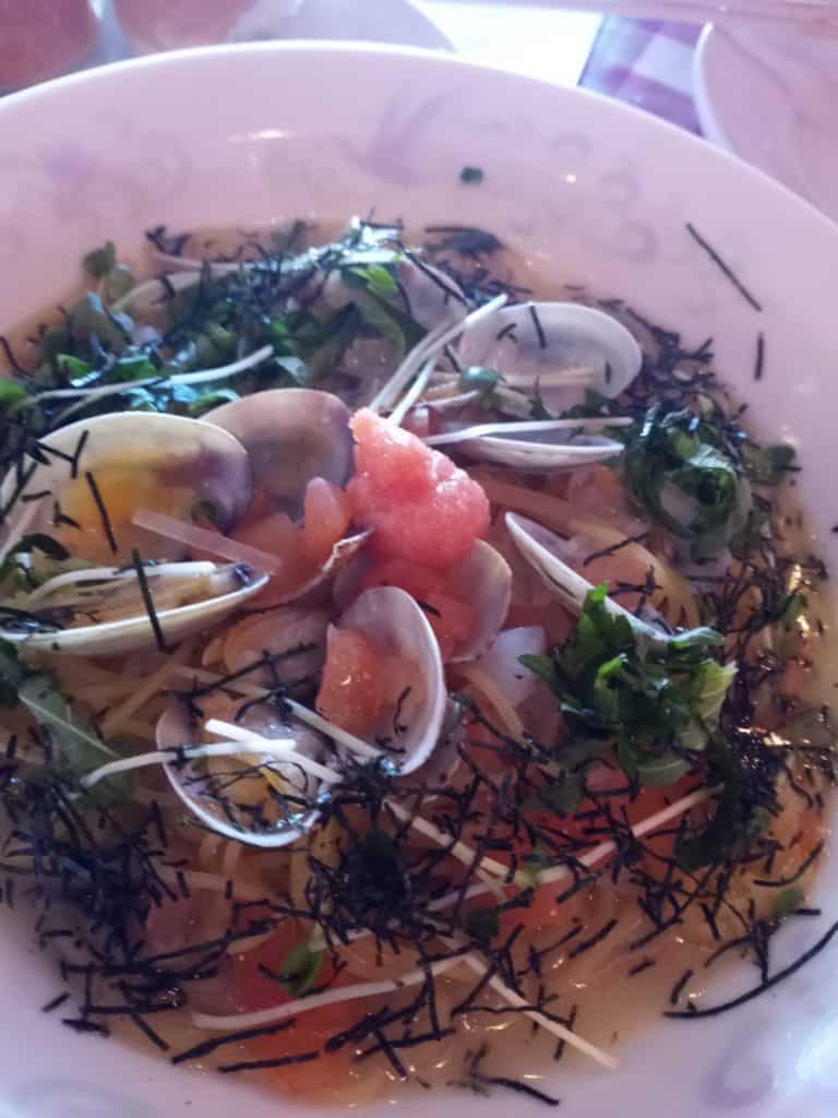 Linguine Vongole "Wafu" at Trattoria Nakamura Ya