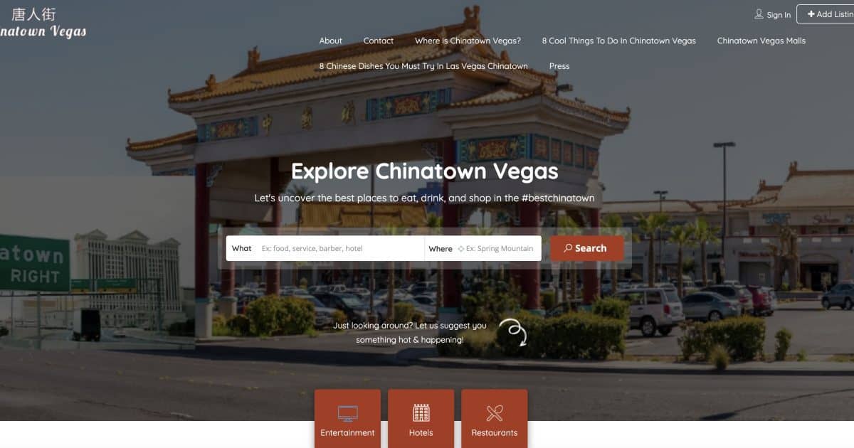 Showcasing Vegas Chinatown to the masses